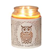 Aroma White & Gold Owl Jar Sleeve & Wax Melt Warmer Extra Image 3 Preview